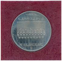 1983. 100Ft Cu-Ni "FAO - Több gabonát a világnak" műbőr tokban, tanúsítvánnyal T:UNC 
Ada...