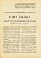 A Szocialista Szovjet Köztársaságok Szövetségének nyilatkozata. 1956. október 30-án Forradalmi röplap