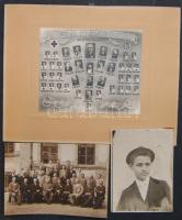 cca 1900-1940 5 db nagyméretű érdekes főleg tabló fotó