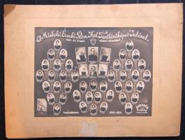 cca 1900-1940 5 db nagyméretű érdekes főleg tabló fotó