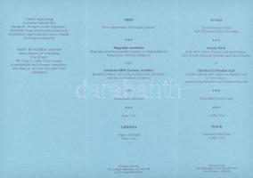 1997 Malév menükártya Bangkok-Budapest vonal