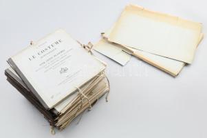 Racinet, A.: Le costume historique 2 füzet. + 18 db Mappa Illusztrációkkal más kiadványokból. Paris, Firmin, Didrot