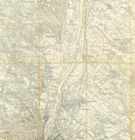 cca 1880-1890 Vegyes térkép tétel, közte osztrák és magyar vászon térképek, jó állapotban 6 db Neszm...