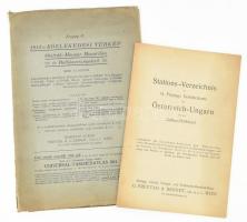 Freytag G. 1914-évi közlekedési térkép Osztrák-Magyar Monarchia és Balkánországokról 110x75 cm + 55 ...