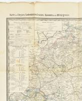 1870 Ungarn, Siebenbürgen, Kroatien, Slowenien und der Militärgrenze Franz Fried Artaria Magyarorszá...