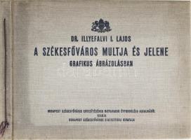 Illyefalvi I. Lajos: A székesfőváros múltja és jelene grafikus ábrázolásban. [Bp.], [1933], Budapest Székesfőváros Statisztikai Hivatala. Magyar-német kétnyelvű kiadás, számos érdekes grafikonnal, statisztikai ábrával. Vászonkötésben,