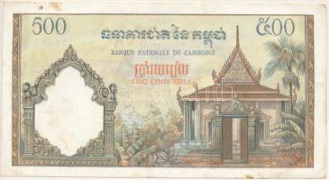 Kambodzsa DN (1972.) 500R T:F tűlyuk, folt
Cambodia ND (1972.) 500 Riels C:F pinholes, spot
Krause...