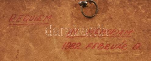 Mária a kisdeddel. Antik keretezett szentkép, 18,5x16,5 cm