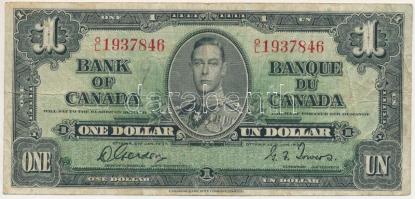 Kanada 1937. 1$ T:VG Canada 1937. 1 Dollar C:VG  Krause P#58