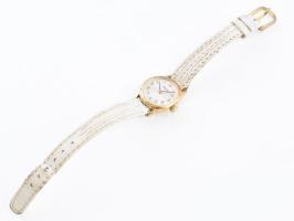 Roamer női karóra, mechanikus, működik, bőr szíjjal, kis karcokkal, számlap d: 20 mm