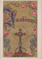 Imakönyv a Keresztény Katholikusok használatára. Szerkeszté Mágory Endre. Báró Orczy Tekla rajzaival. Pest, 1868. Ráth Mór (Nyomatott Bécsben, Holzhausen Adolfnál). [4] + XVII + [1] + 447 + [1] p. Katolikus imakönyvünk valamennyi szövegoldalát díszkeret szegélyezi, mely keretek a kötet fő fejezeteinek beosztása szerint eltérő mintával készültek, így segítve az imakönyvben való eligazodást. Valamennyi nagyobb ima, könyörgés és litánia Orczy Tekla színes, részletgazdag szövegközti illusztrációjával indul. A kötet a reggeli és esti, a gyónás és áldozás előtti magánimákkal kezdődik, majd az egyház mise-imái következnek, ezt követi a különféle élethelyzetekben mondandó magánimák sora, végül Szűz Mária és a különféle szentek tiszteletére mondott magánimák következnek. Az első előzéken régi ajándékozási bejegyzés. Arayozott, vaknyomásos, enyhén kopott kiadói bőrkötésben, az első kötéstáblán aranyozott kereszttel, oldalt eredeti rézkapoccsal, aranyozott festésű lapszélekkel. Jó példány.