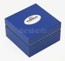 Arany (Au) 14K Tissot karóra, jelzett, quartz, dátumkijelzővel, működik, bőr szíjjal, jó állapotban,...