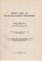 Vendl Miklós: Kőzet-, szén- és ércmeghatározó módszerek. 210 ábrában összefoglalt 334 rajzzal és több táblázattal. Sopron, 1935. A M. Kir. József Nádor Műszaki és Gazdaságtudományi Egyetem Bánya-, Kohó- és Erdőmérnöki Kara Könyvkiadó Alapja - Röttig-Romwalter Nyomda bérlői. 367 + [1] p. Egyetlen kiadás. Vendl Miklós (1896-1977) soproni egyetemi tanár műve a téma alapvető monográfiája, oldalszámozáson belül szövegközti ábrákkal gazdagon illusztrált. Kiadói félvászon kötésben, jó példány.