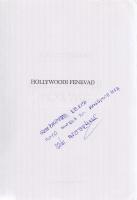 Eszterhas, Joe: Hollywoodi fenevad. Memoár. (Dedikált.) (Budapest), 2005. Litkey és Társa (Széchenyi Nyomda, Győr). 525 + [3] p. Egyetlen magyar kiadás. Dedikált: ,,Szeretettel neked. 2010. május 20. Hollywood, USA. Joe Eszterhas&quot;. A hollywoodi forgatókönyvíró önéletrajza eredeti nyelven először 2004-ben jelent meg, ,,Hollywood Animal&quot; címen, a magyar származású forgatókönyvíró döntően hollywoodi forgatási történeteket oszt meg olvasóival. Fűzve, színes, illusztrált kiadói borítóban.