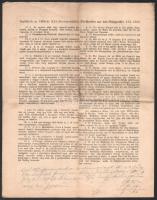 1874 Sopron adó könyv kitöltve 4 p