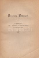 Kölcsey Ferenc:
Kölcsey Ferencz Országgyülési naplója és Wesselényi védelme. B. Eötvös József Kölcs...