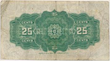 Kanada 1900. 25c Szign.: T. C. Boville T:F,VG folt
Canada 1900. 25 Cents Sign.: T. C. Boville C:F,V...
