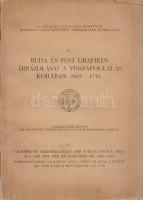 Buda és Pest grafikus ábrázolásai a visszafoglalás korában. 1683-1718. Graphische Darstellungen der Städte Ofen u. Pest aus der Zeit der Rückeroberung. 1683-1718. Rappresentazioni graphice della citt? di Buda e di Pest all' epoca della riconquista. 1683-1718. Budapest, (1937). (Budapest székesfőváros házinyomdája.) 85 + [1] p. + 16 t. (ebből 7 kihajtható). A téma alapvető bibliográfiája, a kötet velejét jelentő bibliográfiai tételleírások magyar és német nyelvűek. Az első két ív leveleinek felső sarkán és az utolsó táblákon apró, halvány foltosság. (A Fővárosi Nyilvános Könyvtár Budapesti Gyűjteményének bibliográfiai munkálatai IV.) Fűzve, gerincén sérült, enyhén foltos kiadói borítóban.