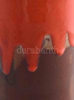 Kálmán Anikó, a művész hagyatékából: Padlóváza. Jelzés nélkül, hibátlan, m: 52 cm