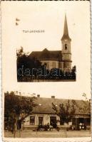 1939 Tardoskedd, Tvrdosovce; Római katolikus templom, Vendéglő, Csirik Pál üzlete / Catholic church, restaurant, shop. photo