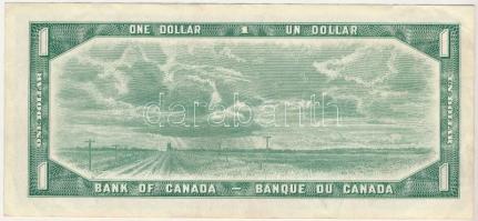 Kanada 1954. 1$ átalakított haj. Szign: Bouey-Rasminsky T:F
Canada 1954. 1 Dollar, modified hair st...