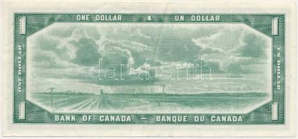 Kanada 1954. 1$ átalakított haj. Szign: Beattie -Rasminsky T:F
Canada 1954. 1 Dollar, modified hair...