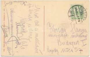 1914 Pozsony, Pressburg, Bratislava; Hackenberger Béla "Stefánia Kávéháza", vár / cafe and...