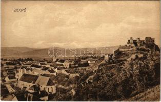 Beckó, Beczkó, Beckov; templomok, várrom. Horovitz Adolf kiadása / hrad / churches, castle ruins