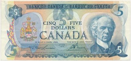 Kanada 1979. 5$ T:F apró szakadás Canada 1979. 5 Dollars C:F small tear Krause P#92a