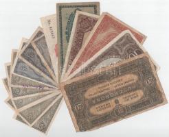 1916. 1K + 1920. 20f (5db) + 50f (3db) + 1K + 2K "2aa" + 10K + 20K + 1923. 100K T:F,VG