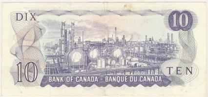 Kanada 1971. 10$ T:F apró folt
Canada 1971. 10 Dollars C:F small spot
Krause P#88