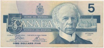 Kanada 1986. 5$ T:F Canada 1986. 5 Dollars C:F Krause P#95