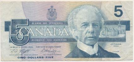 Kanada 1986. 5$ T:F
Canada 1986. 5 Dollars C:F
Krause P#95