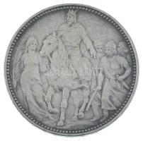 1896KB 1K Ag "Millennium" eredeti, dombornyomott, barna színű "Millenniumi Koronaérem...