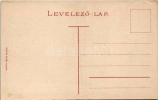 Léva, Levice; várrom. Schulcz Ignác kiadása / Levicky hrad / castle ruins (EK)