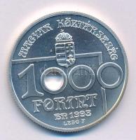 1993. 1000Ft Ag "Labdarúgó VB - Vetődő kapus" T:BU halvány patina
Adamo EM132