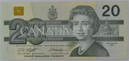 Kanada 1991. 20$ T:F Canada 1991. 20 Dollars C:F  Krause P#97