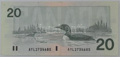 Kanada 1991. 20$ T:F
Canada 1991. 20 Dollars C:F 
Krause P#97