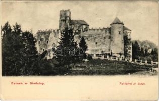 Nedec, Niedzica (mai Lengyelország, Magas-Tátra); Nedecz vár. M. Tatar kiadása / Schloss Nedecz / Zamek Nedzica / castle (EK)