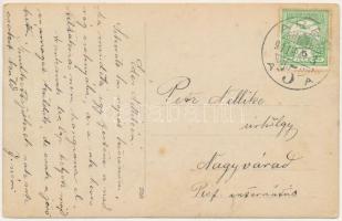 1911 Arad, Gáj legpoétikusabb része, egy régi zárda, ortodox kolostor / Orthodox monastery in Gai. p...