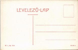 Trencsén, Trencín; vár részlet. W.L. Bp. 5756. / Trenciansky hrad / castle (EK)