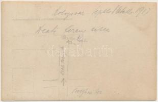 1917 Kolozsvár, Cluj; Deák Ferenc utca, Boskovics és Diamantstein üzlete / street, shop. photo