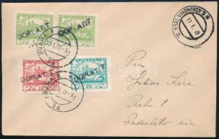 1919 Levél Prágába, portózva / Cover to Prague with postage due