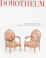 Dorotheum árverési katalógus, bútorok és kiegészítők témában. 2015.