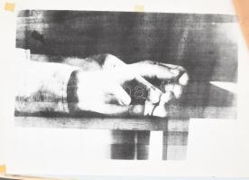 Baranyai András (1938-2016): Kezek című munkáihoz és egyéb munkákhoz használát fotó negatívok, nyomó...