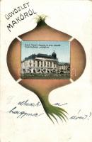 Makó városi bérpalota az Arad Csanádi Takarékpénztár palotájával