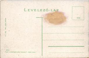 Győr, Erzsébet tér, Birkmayer János üzlete, könyvkötészet, automobil. Vasúti levelezőlapárusítás 208...