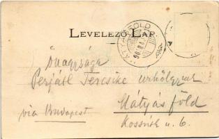 1905 Hatvan, cukorgyári kastély. Hoffmann M. L. kiadása (Rb)