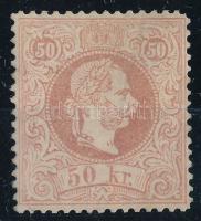 1867 50kr rózsabarna (pici falc) / rose brown (small hinge)