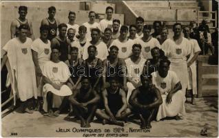 Jeux Olympiques de 1924 - Natation Équipe des États-Unis / 1924. évi nyári olimpiai játékok Párizsban, Amerikai Egyesült Államok úszócsapata / 1924 Summer Olympics in Paris, United States Swimming Team, sport (EK)